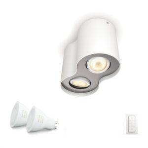 Spot LED Philips HUE Pillar, LED WiFi, GU10, 2x5.5W, 230V - 000008718696159286