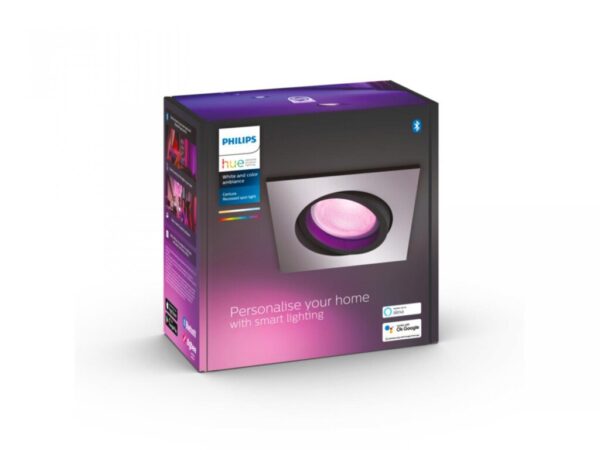 Spot LED RGB incastrat Philips Hue Centura, Bluetooth, GU10, 5.7W - 000008719514338807