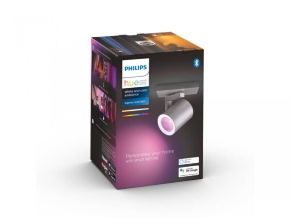 Spot LED RGB Philips Hue Argenta, Bluetooth, GU10, 5.7W, 350 lm - 000008718696171615