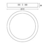 Spot Philips Magneos DL252, 12W, 1150 lm, lumina calda (2700K) - 000008719514328693