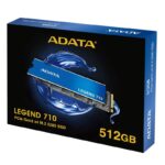 SSD ADATA LEGEND 710, 500GB, M.2 2280 - ALEG-710-512GCS