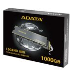 SSD ADATA Legend 800, 1TB, M.2 2280, PCIe Gen3x4, NVMe - ALEG-800-1000GCS