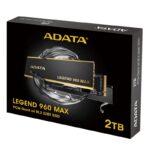 SSD ADATA Legend 960MAX, 2TB, M.2 2280, PCIe Gen3x4, NVMe - ALEG-960M-2TCS