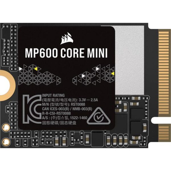 SSD CORSAIR MP600 CORE MINI PCIe Gen4 x4 NVMe M.2 2230 2TB - CSSD-F2000GBMP600CMN