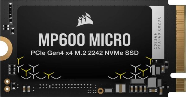 SSD Corsair MP600 MICRO Capacitate 1TB M.2 2242 NVME PCIE GEN4 - CSSD-F1000GBMP600MCR