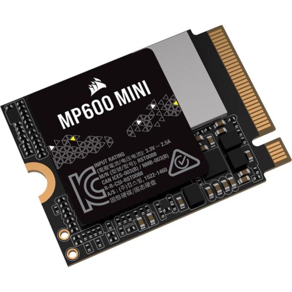 SSD Corsair MP600 MINI 1TB M.2 NVMe PCIe Gen 4 (no heatsink) - CSSD-F1000GBMP600M