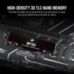 SSD Corsair MP700 1TB M.2 NVMe PCIe 4 SSD - CSSD-F2000GBMP70R2