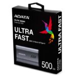 SSD extern Adata Elite SE880, 500GB, USB 3.2, TITANIUM - AELI-SE880-500GCGY