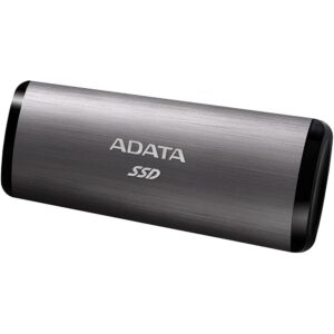 SSD extern ADATA SE760, 512GB, USB 3.2 Type-C, TITANIUM - ASE760-512GU32G2CT