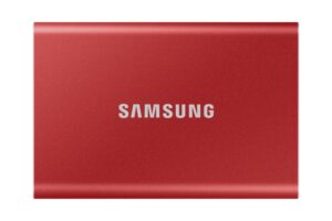 SSD extern Samsung, 2TB, USB 3.1, Red - MU-PC2T0R/WW