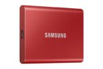 SSD extern Samsung, 2TB, USB 3.1, Red - MU-PC2T0R/WW