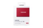 SSD extern Samsung, 2TB, USB 3.1, Red - MU-PC2T0R/WW