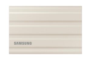 SSD extern Samsung T5, 2.5", 2TB, beige, USB 3.2 - MU-PE2T0K/EU