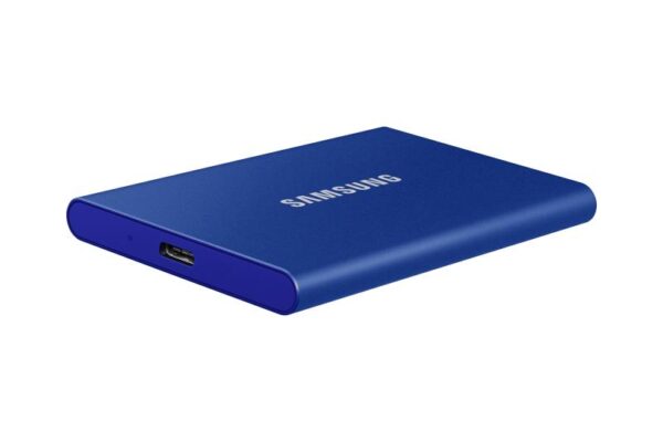 SSD Extern Samsung T7, 2TB, Blue, USB 3.1 - MU-PC2T0H/WW