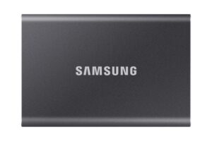 SSD Extern Samsung T7, 2TB, Titan Gray, USB 3.2 - MU-PC2T0T/WW