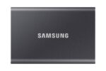 SSD Extern Samsung T7, 2TB, Titan Gray, USB 3.2 - MU-PC2T0T/WW