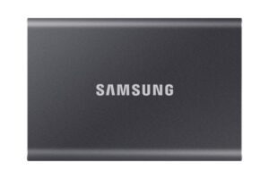 SSD Extern Samsung T7, 2TB, Titan Gray, USB 3.2 - MU-PC2T0T/WW