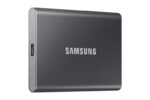 SSD Extern Samsung T7, 2TB, Titan Gray, USB 3.2 - MU-PC2T0T/WW