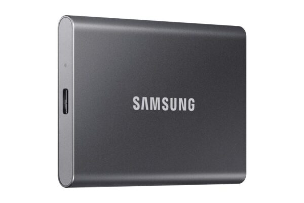 SSD Extern Samsung T7, 2TB, Titan Gray, USB 3.2 - MU-PC2T0T/WW