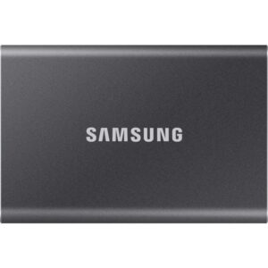 SSD Extern Samsung T7, 2TB, Titan Gray, USB 3.2 - MU-PC2T0T/WW