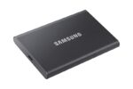 SSD Extern Samsung T7, 2TB, Titan Gray, USB 3.2 - MU-PC2T0T/WW