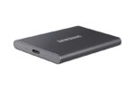 SSD Extern Samsung T7, 2TB, Titan Gray, USB 3.2 - MU-PC2T0T/WW