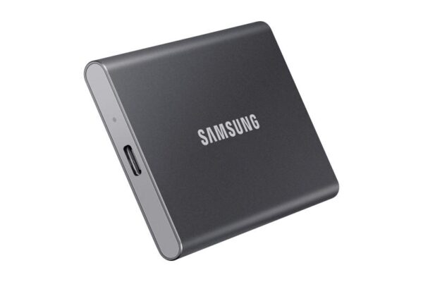 SSD Extern Samsung T7, 2TB, Titan Gray, USB 3.2 - MU-PC2T0T/WW