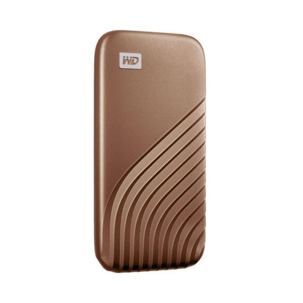 SSD extern WD My Passport, 1TB, Gold, USB 3.2 - WDBAGF0010BGD-WESN