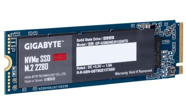 SSD GIGABYTE, 512 GB, NVMe, M.2 - GP-GSM2NE3512GNTD