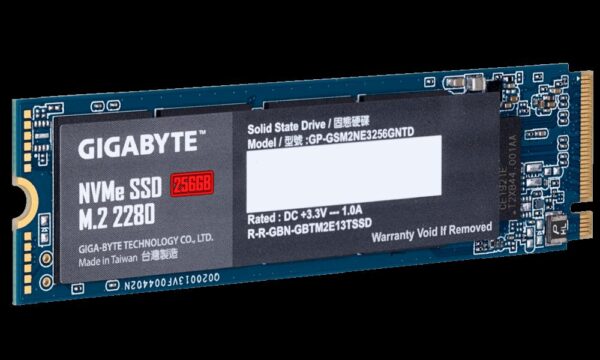 SSD Gigabyte NVMe, 256GB, M.2 - GP-GSM2NE3256GNTD