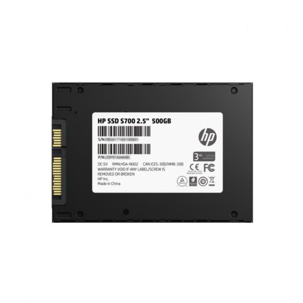SSD HP S700, 500GB, 2.5", SATA III - 2DP99AA#ABB