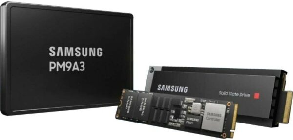 SSD intern SAMASUNG PM9A3 960GB, 6.8 GB/s PCI Express 4.0 - MZQL2960HCJR−00W07