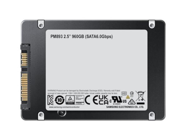 SSD intern SAMSUNG PM893 960GB SATA 2.5 - MZ7L3960HCJR-00W07