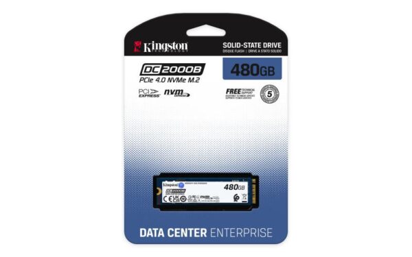 SSD Kingston, 480G DC2000B PCIe 4.0 M.2 - SEDC2000BM8/480G
