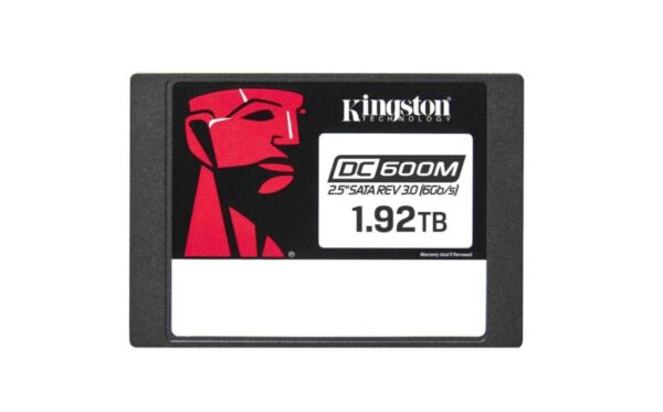 SSD Kingston, DC600M, 2.5", 1920GB, SATA 3.0 (6GB/s) - SEDC600M/1920G