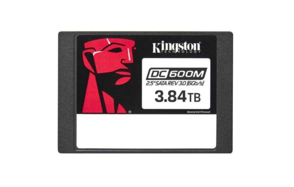 SSD Kingston, DC600M, 2.5", 3840GB, SATA 3.0 (6GB/s) - SEDC600M/3840G