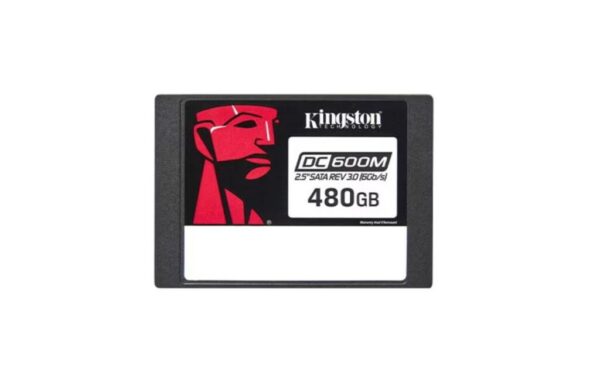 SSD Kingston, DC600M, 2.5", 480GB, SATA 3.0 (6GB/s) - SEDC600M/480G