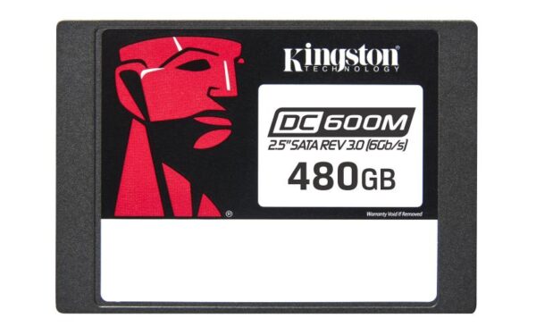 SSD Kingston, DC600M, 2.5", 480GB, SATA 3.0 (6GB/s) - SEDC600M/480G