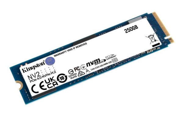 SSD Kingston, SNV2S, M2-2280, 250GB, PCI Express 3.0 x4 NVMe - SNV2S/250G