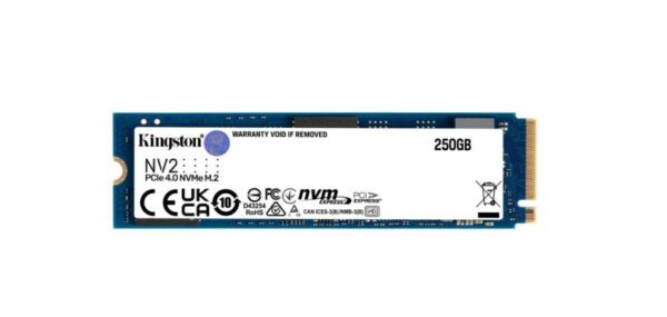 SSD Kingston, SNV2S, M2-2280, 250GB, PCI Express 3.0 x4 NVMe - SNV2S/250G