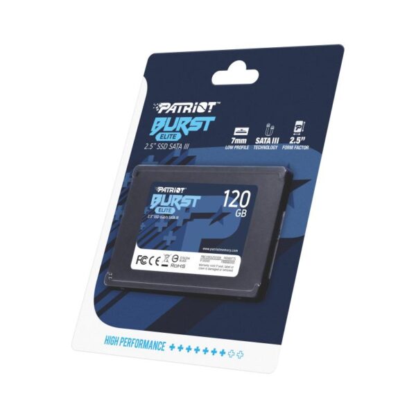 SSD Patriot Burst Elite, 120GB, SATA III - PBE120GS25SSDR