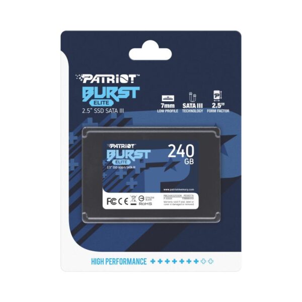 SSD Patriot Burst Elite, 240GB, SATA III - PBE240GS25SSDR