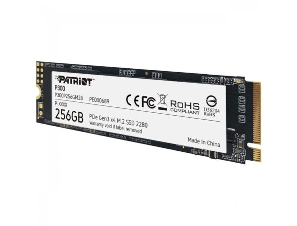 SSD Patriot P300 256GB, NVMe, M.2 2280 - P300P256GM28