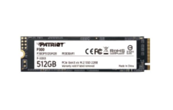 SSD Patriot P300 512GB, NVMe, M.2 2280 - P300P512GM28