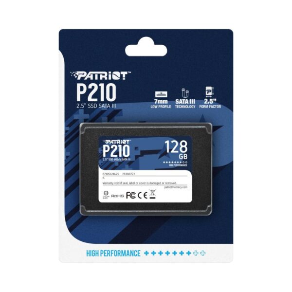 SSD Patriot Spark, 128GB, SATA III - P210S128G25