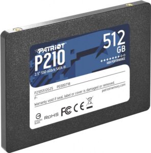 SSD Patriot Spark, 512GB, 2.5, SATA III - P210S512G25