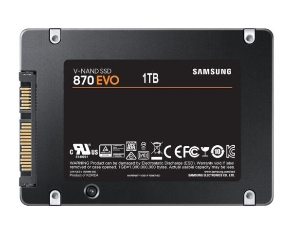 SSD Samsung 870 EVO, 1TB, 2.5", SATA III - MZ-77E1T0B/EU