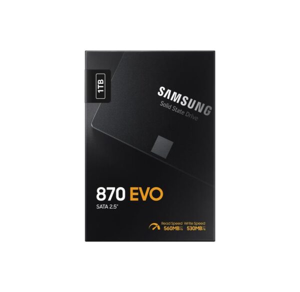 SSD Samsung 870 EVO, 1TB, 2.5", SATA III - MZ-77E1T0B/EU