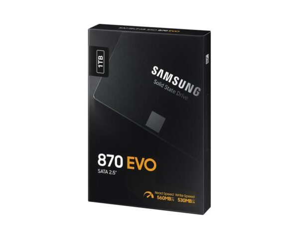 SSD Samsung 870 EVO, 1TB, 2.5", SATA III - MZ-77E1T0B/EU