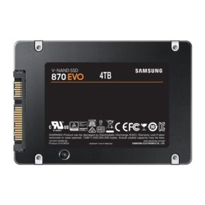 SSD Samsung 870 EVO, 4TB, SATA III - MZ-77E4T0B/EU